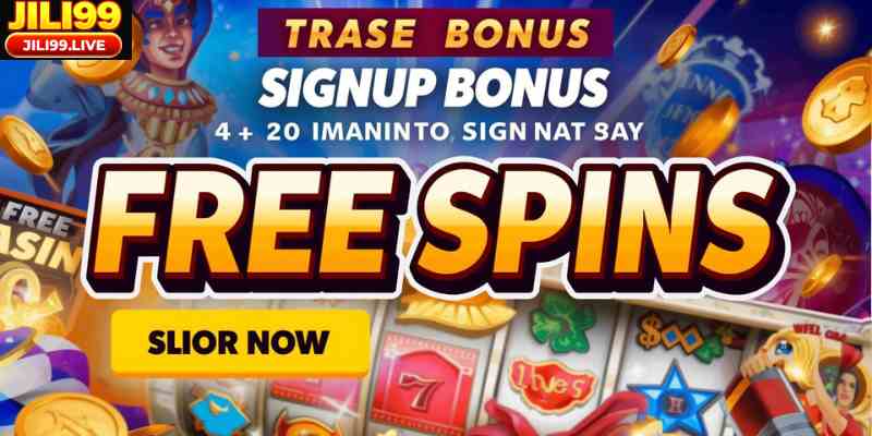 Free spins slot games included in signup bonus casino promotions