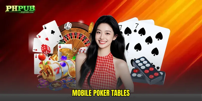 Mobile poker tables